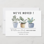 Moderne wir haben gegossene Pflanze Aquarell Ankündigung (Vorderseite)