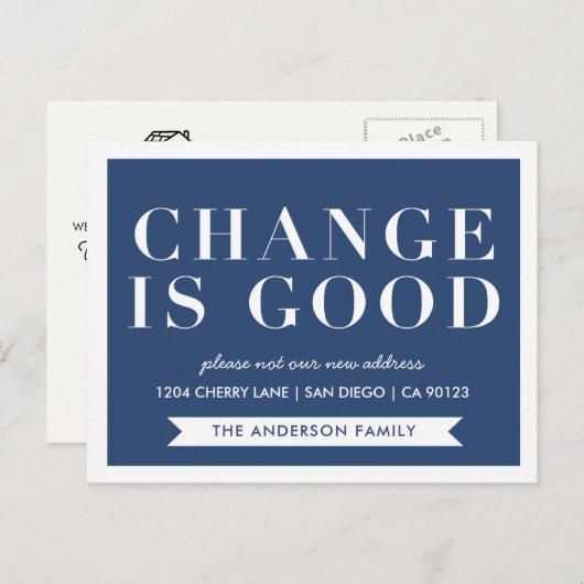 Moderne wir haben neue Postkarte (Vorne/Hinten)