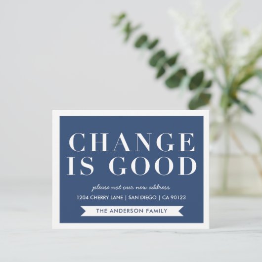 Moderne wir haben neue Postkarte (Stehend Vorderseite)