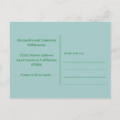 Moderne wir haben neue Zuhause-Moving-Technologie  Postkarte (Rückseite)