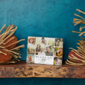 Moderne wir Liebe Sie Gigi Familienfoto Collage Fotoplatte (Seite)