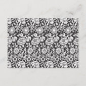 Moderne wir machen Script Hochzeitsreisekarte Begleitkarte (Rückseite)