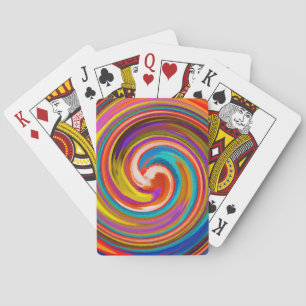 Moderne Wirbel-Abstrakte Kunst #15 Spielkarten