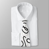 Moderne Wirbel des Mitteljahrhunderts abstrakte MO Krawatte (Gebunden)