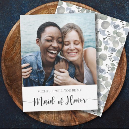 Moderne wirst du meine Trauzeugin Eukalyptus sein