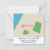 Moderne, wo alles beginnt Karte Valentinstag (Vorderseite)