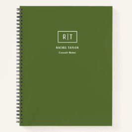 Moderne, wöchentlich erscheinende Monographie Notizblock