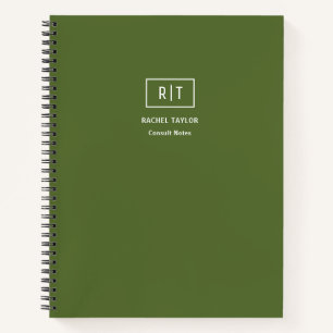 Moderne, wöchentlich erscheinende Monographie Notizblock