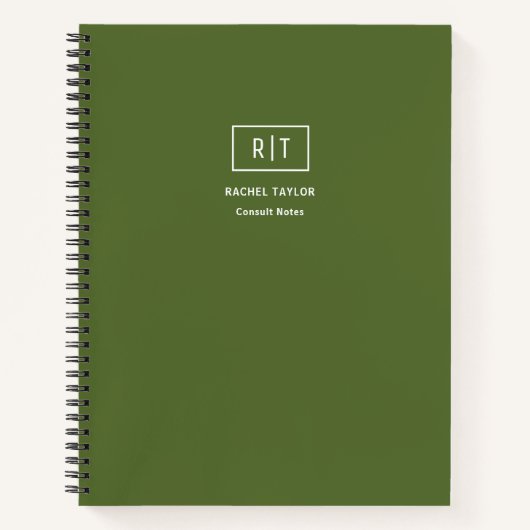 Moderne, wöchentlich erscheinende Monographie Notizblock (Vorderseite)