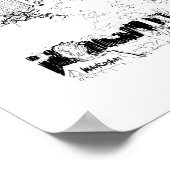 Moderne Wohngestaltung NYC Travel Sketch Wallfahrt Poster (Ecke)