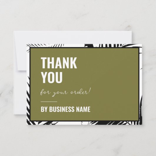 Moderne Wohnung bestellen Danke Business Card (Vorderseite)