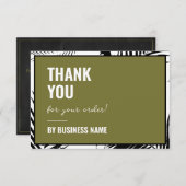 Moderne Wohnung bestellen Danke Business Card (Vorne/Hinten)