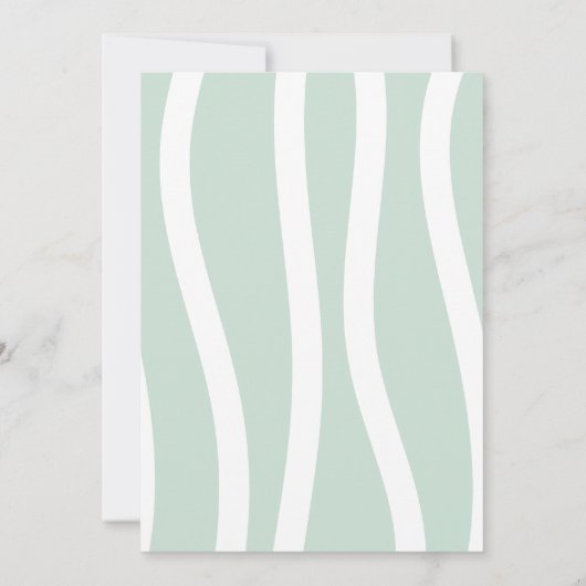 Moderne Woodland Animals Kinderdusche Einladung (Rückseite)