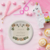 Moderne Woodland Babydusche Teller (Party)