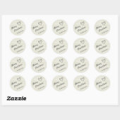 Moderne Word Art Cloud Custom Text Frohe Weihnacht Runder Aufkleber (Blatt)