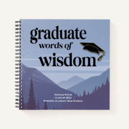 Moderne Wörter der Weisheitsgedächtnisse wahren de Notizblock