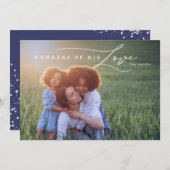 Moderne Wunder seiner Liebe Religiöse Weihnachten (Vorne/Hinten)