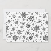 Moderne Wunschfotokarte mit bearbeitbarer Meldung Feiertagskarte (Rückseite)