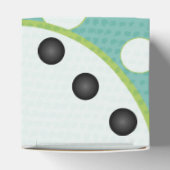 Moderne Würfel oder Die Hochzeitsparty Gefälligkei Geschenkschachtel (Oben)