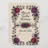 Moderne Wüste Boho Wedding Clipart Bundle Einladung (Vorne/Hinten)