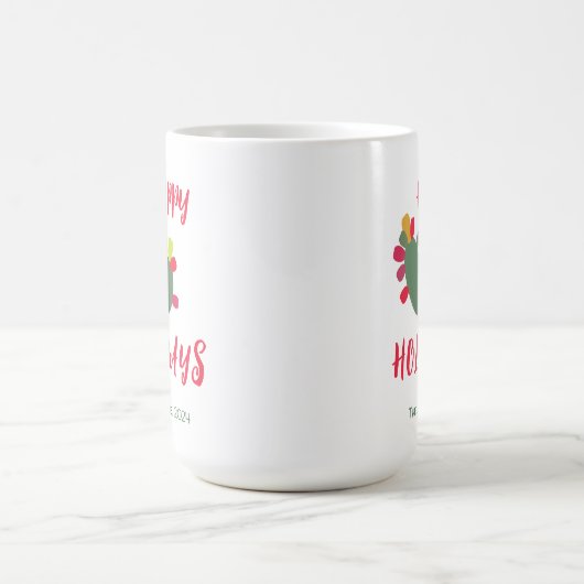moderne Wüste farbenfroh Kaffeetasse (Mittel)