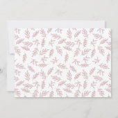 Moderne Wüste Rose Überraschung Foto Verlobung Ankündigung (Rückseite)