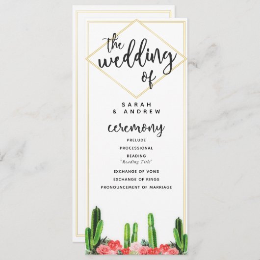 Moderne Wüstenkaktus, Sukkulente und blumenreiche  Programm (Vorne/Hinten)