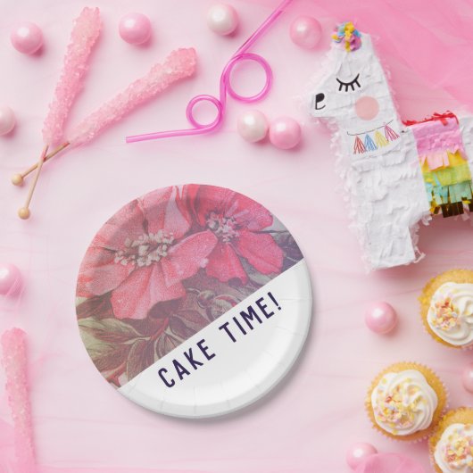 Moderne Wüstenwüste der Rose - Teller (Party)