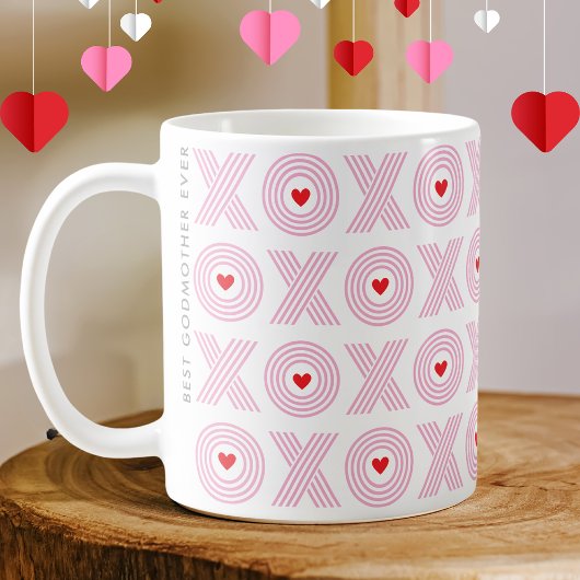 Moderne XOXO Valentine's Day Godmutter Kaffeetasse