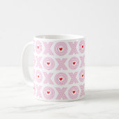 Moderne XOXO Valentinstag Beste Freundin Kaffeetasse (Vorderseite Links)