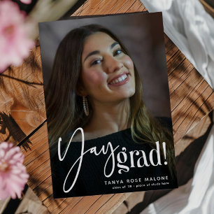 Moderne Yay Absolventen-Foto Abschlussfeier Ankündigung