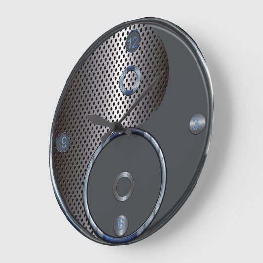 Moderne Yin Yang Wall Uhr (Winkel)