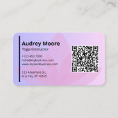 Moderne Yoga Instructor Vorlagen Visitenkarte (Vorderseite)