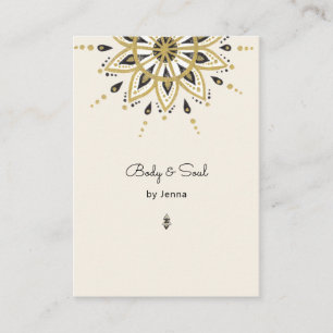 Moderne Yoga Massage Wellness Business Card Visitenkarte