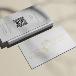 Moderne Yoga Studio Business Card Visitenkarte