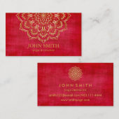 Moderne Yoga-Yoga-Trainingstätigkeiten Aquamarin & Visitenkarte (Vorne/Hinten)