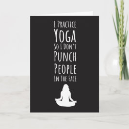 Moderne Yogakarten für ihre Meditation Karte