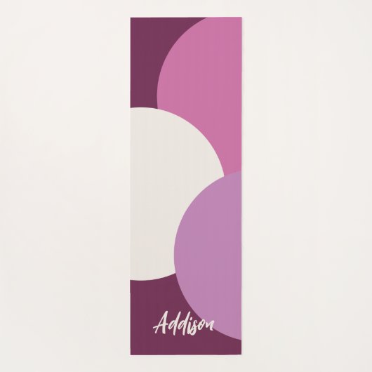 Moderne Yogamatine Yogamatte (Rückseite)