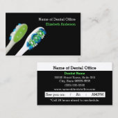 Moderne Zahnärztin Zahnarztpraxis Erinnerung Terminkarte (Vorne/Hinten)