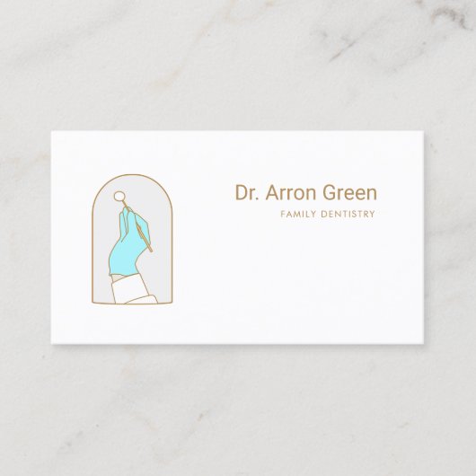 Moderne Zahnarztpraxis Erinnerung Terminkarte (Vorderseite)