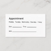 Moderne Zahnarztpraxis Personalausweise Neue Planu Visitenkarte (Rückseite)