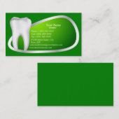 Moderne zahnmedizinische Zahnarzt-Visitenkarte Visitenkarte (Vorne/Hinten)