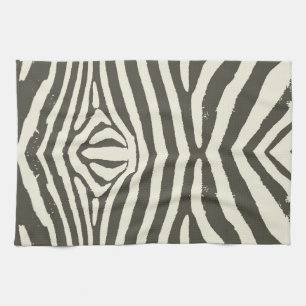 Moderne Zebrastreifen-Tierdruckmuster Küchentuch