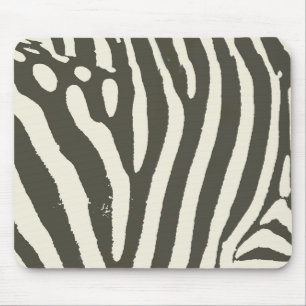 Moderne Zebrastreifen-Tierdruckmuster Mousepad
