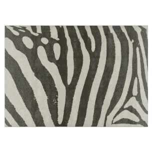 Moderne Zebrastreifen-Tierdruckmuster Schneidebrett