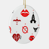moderne zehn Gebote Ornament (Rechts)