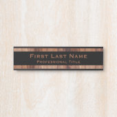 Moderne Zeichen für die Türsignatur von Holzkörner Türschild (Vorderseite )