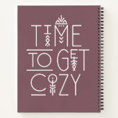 Moderne Zeit für gemütliche Gestaltung Notizblock (Rückseite)