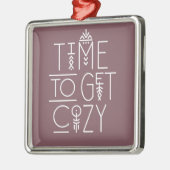 Moderne Zeit für gemütliche Gestaltung Ornament Aus Metall (Links)