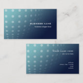 Moderne zeitgenössische abstrakte visitenkarte (Vorne/Hinten)